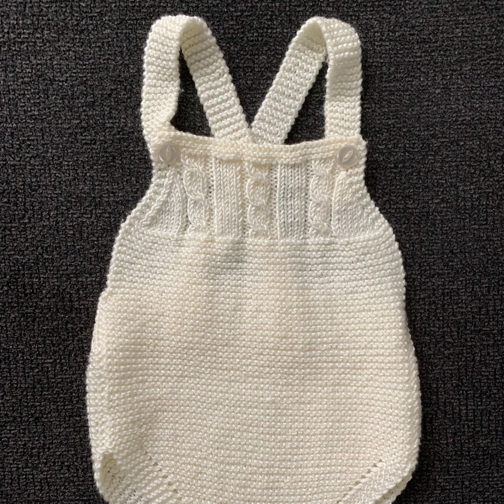Baby Romper Knitting Handmade